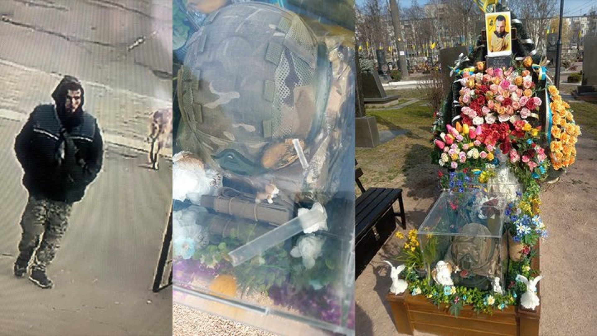 Взяли під варту чоловіка, який пограбував могилу військового у День його народження