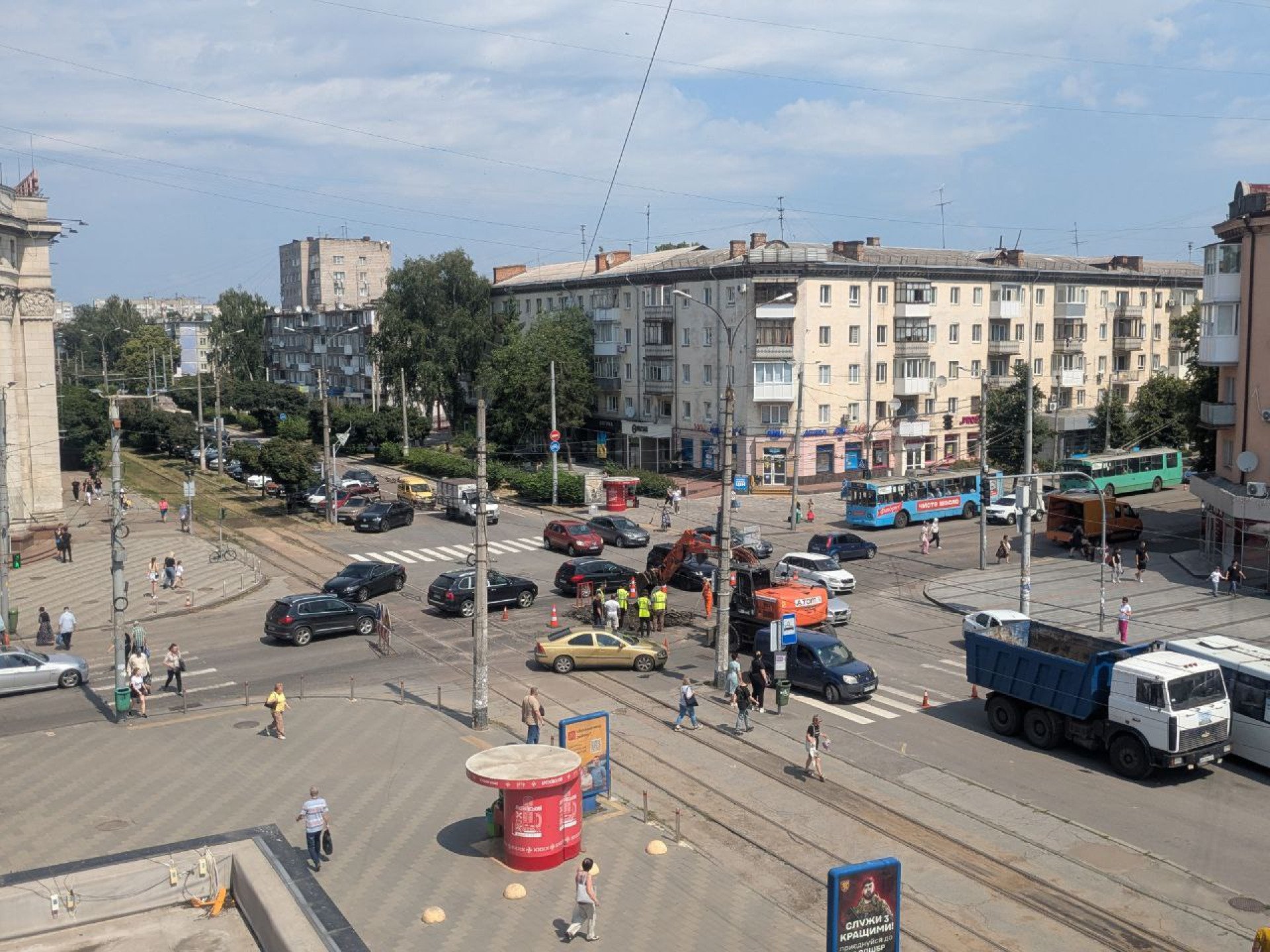 Зміна дев'яти маршрутів тролейбусів у Житомирі: обмежено рух по Київській з 1 серпня