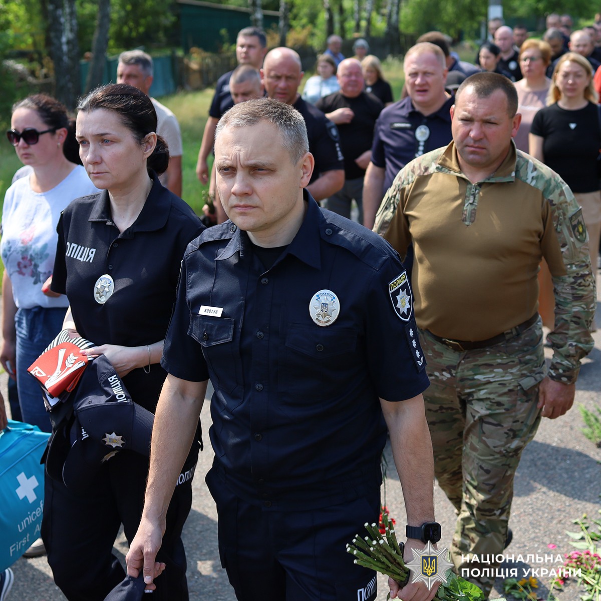 На Житомирщині прощалися із полеглим на фронті поліцейським Віталієм Боряченком