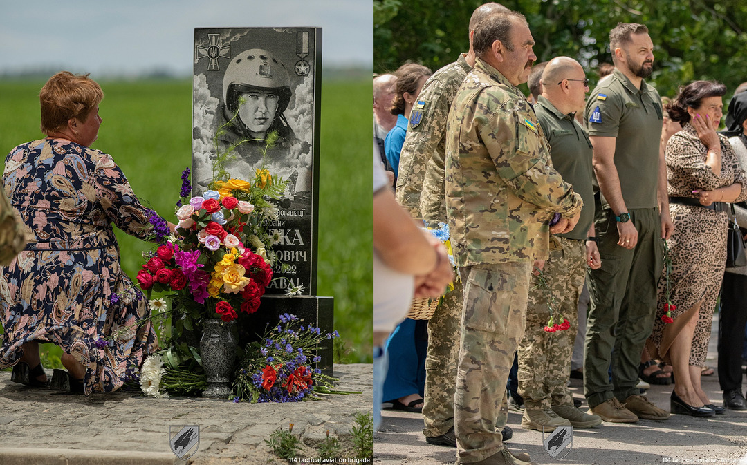 На Житомирщині відкрили пам'ятник льотчику Степану Тарабалці: 13 березня 2022 року загинув у повітряному бою