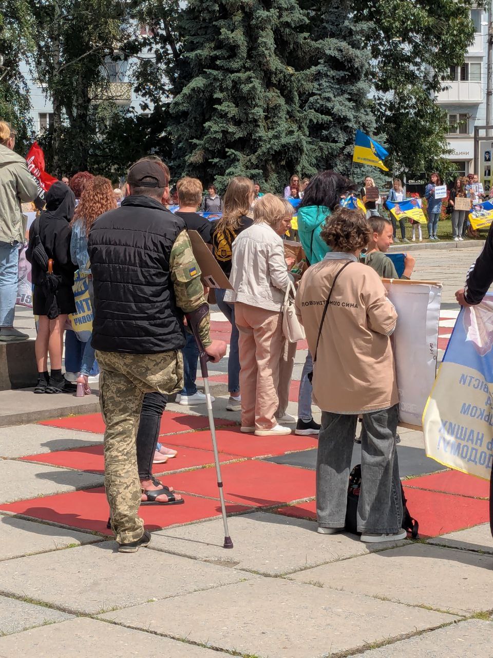 У Житомирі відбулася акція на підтримку полонених і зниклих безвісти військовослужбовців