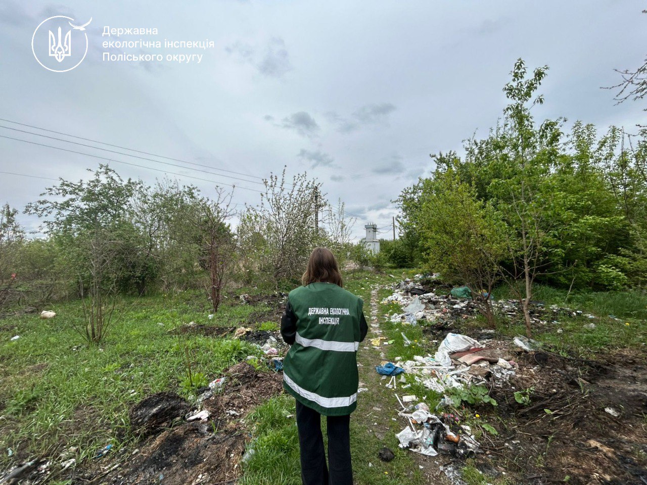 У Житомирі гори сміття «загубились» поблизу дороги на сміттєвий полігон
